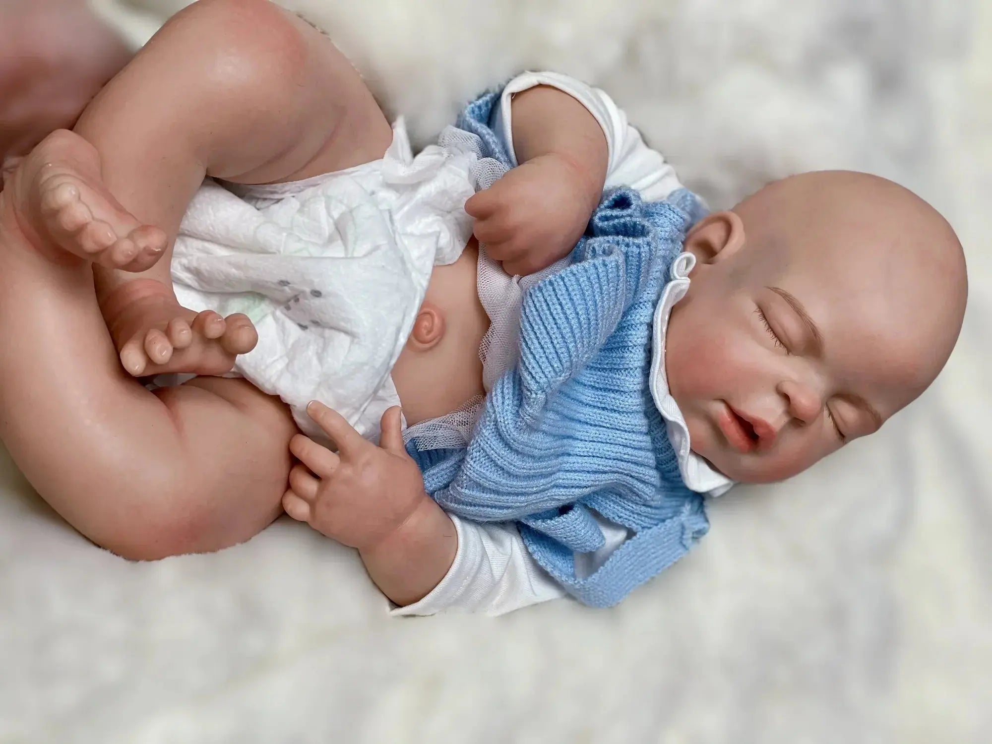 Image of Reborn Baby Dolls 55Cm Washable Solid Silicone Bebe Reborn Girl With
