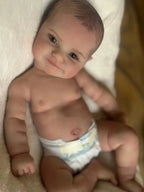 Image of Reborn Baby Dolls 47Cm Maddie Silicone Bebe Newborn Girl Handmade