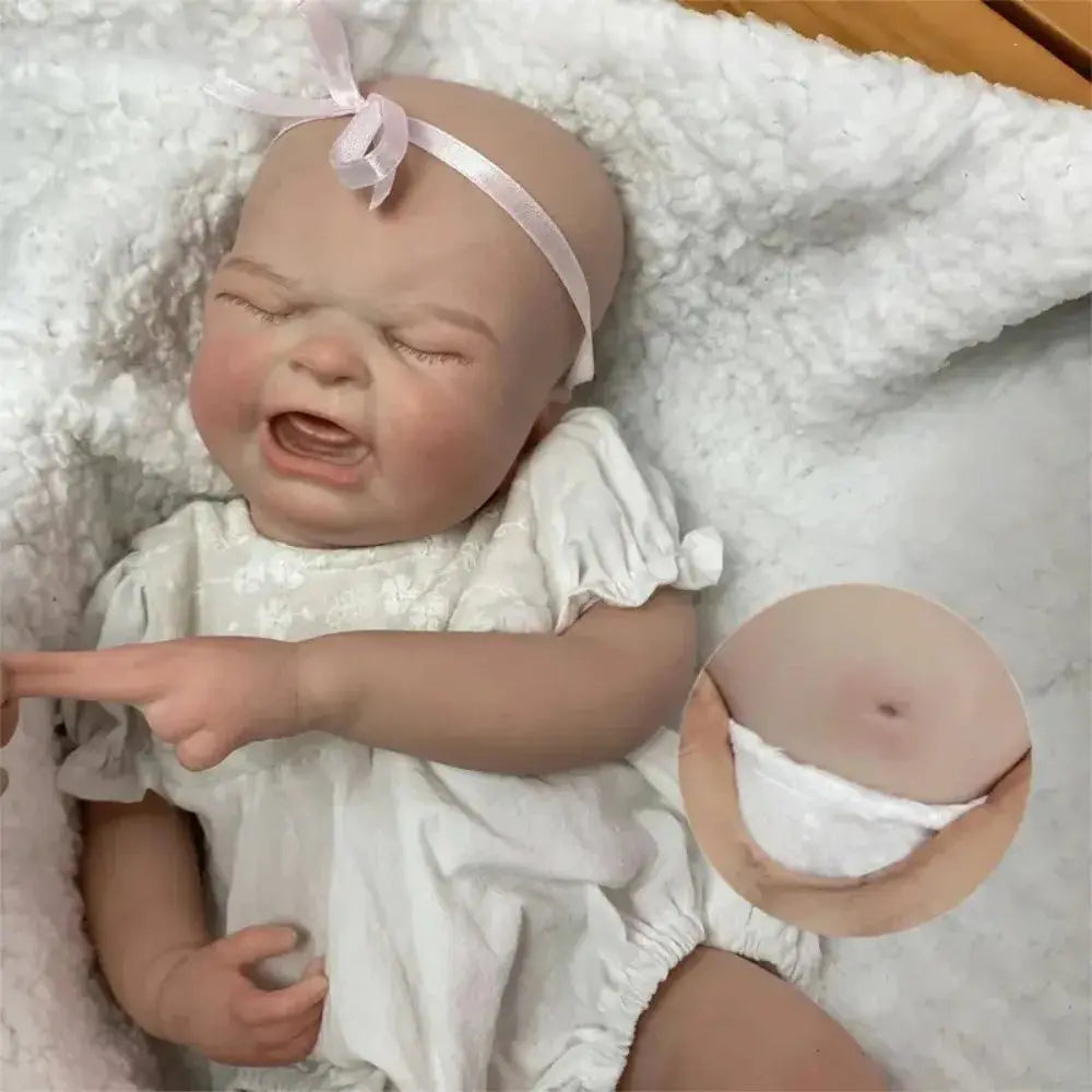 Image of Reborn Baby Dolls 1 Pc 18 Inches Maria Silicone Reborn Doll Handmade