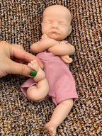 Image of Reborn Baby Dolls 25Cm Unpainted Silicone Girls Whole Body Soft Solid