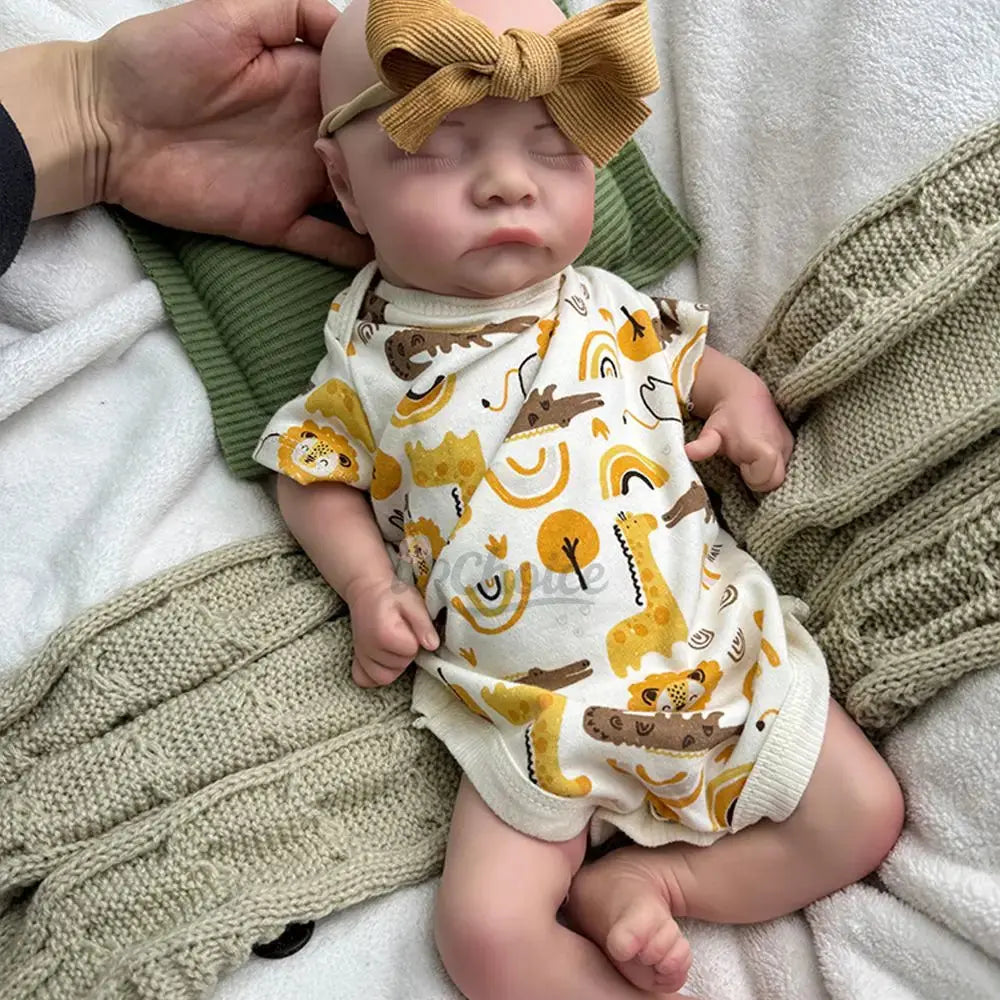 Image of Reborn Baby Dolls Waterproof Painted 17Inch Silicone Reborn Baby Boy