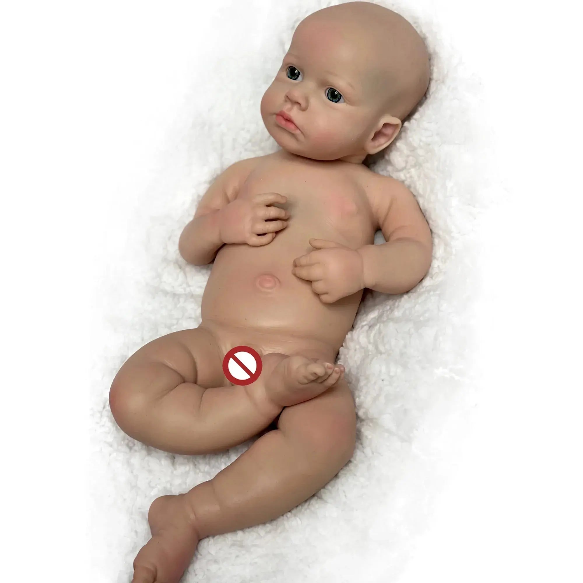 Image of Reborn Baby Dolls 45Cm Boy/Girl Loulou All Silicone Reborn Doll