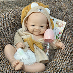Image of Reborn Baby Dolls 18Inch Girl Vivienne Bebê Reborn Dolls Unpainted