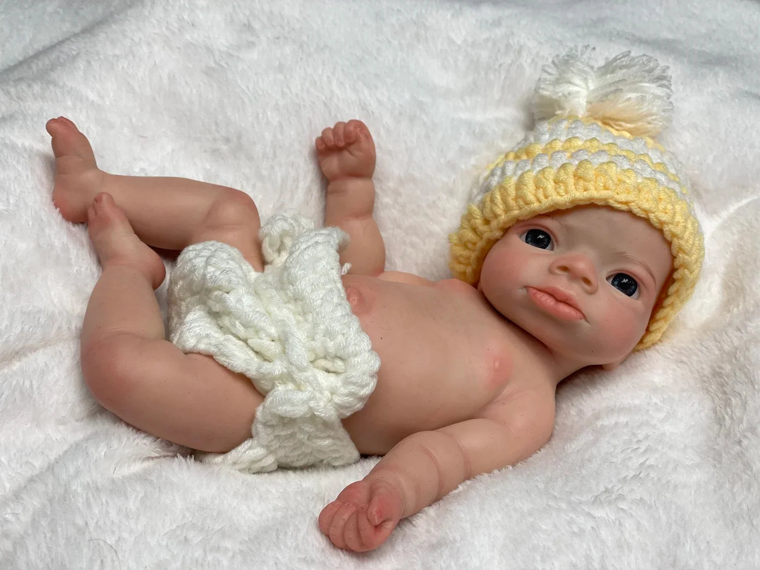 Image of Reborn Baby Dolls 11 Styles/ 26Cm Waterproof Close/Open Solid