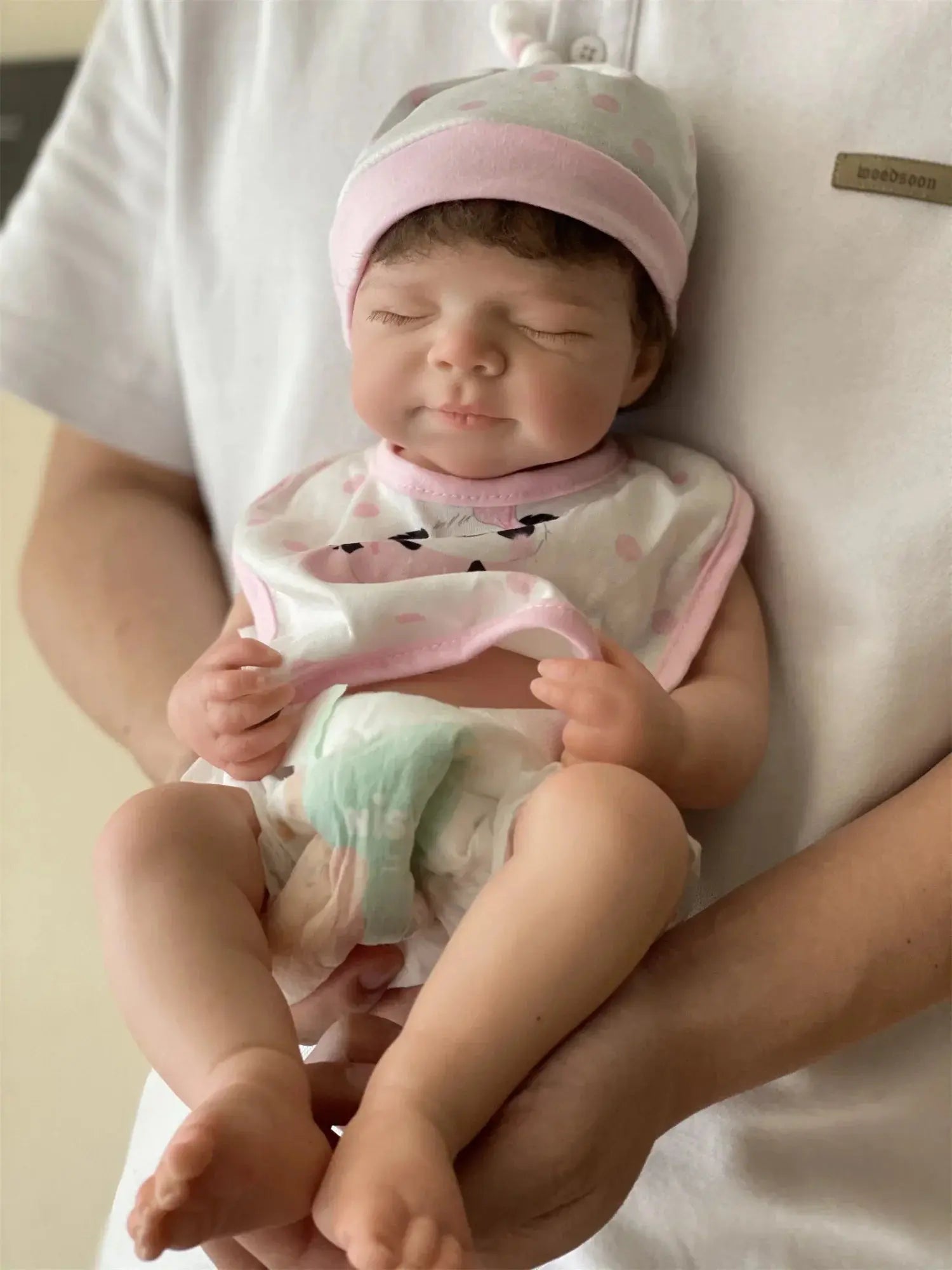Image of Reborn Baby Dolls 45Cm Can Open Mouth Pascale Solid Silicone Bebe