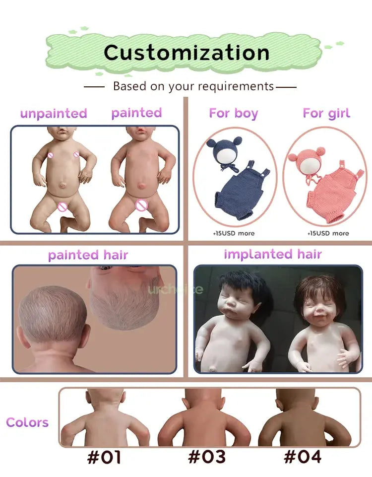 Image of Reborn Baby Dolls Black Newborn Baby Lifelike 1:1 Size And Weight