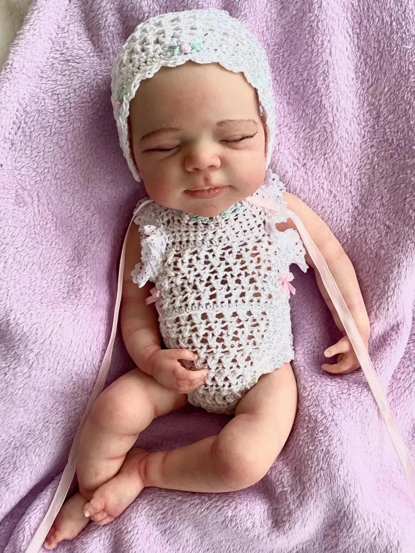 Image of Reborn Baby Dolls 6 Inch Soft Silicone Reborn Doll Girl Pascale
