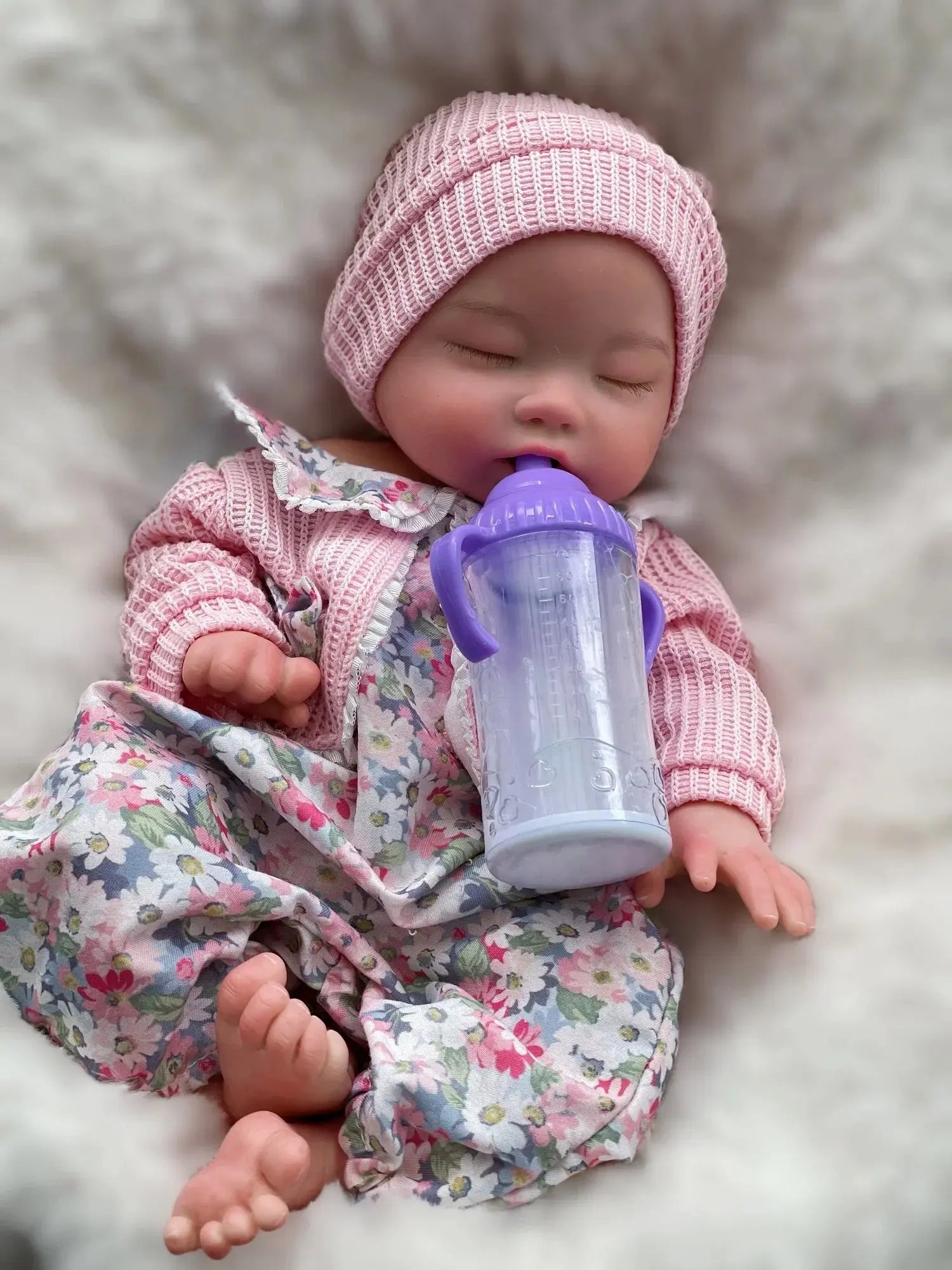 Image of Reborn Baby Dolls 35Cm Cuddly Whold Body Solid Silicone Bebe Reborn