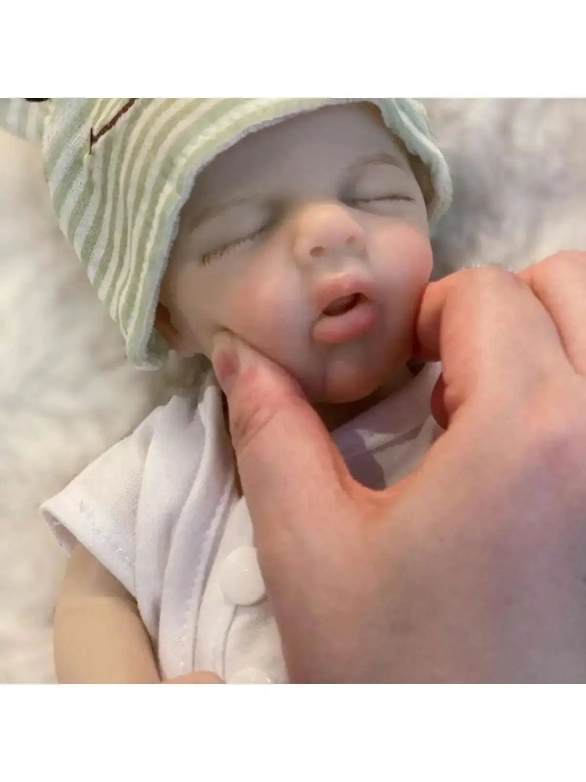 Image of Reborn Baby Dolls 13-Inch Silicone Loulou Reborn Girl Or Boy Baby