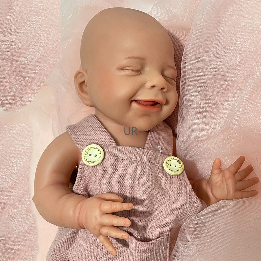 Image of Reborn Baby Dolls 100% Whole Body Silicone Reborn Baby Girl April