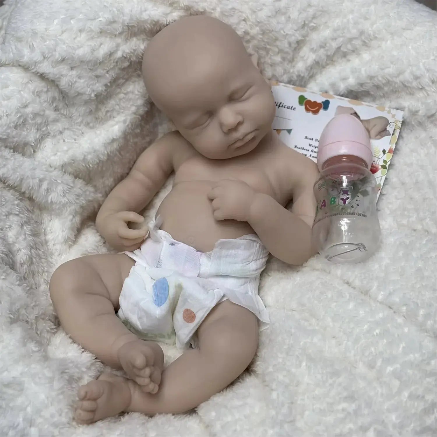 Image of Reborn Baby Dolls 45Cm Can Open Mouth Silicone Bébé Reborn Loulou