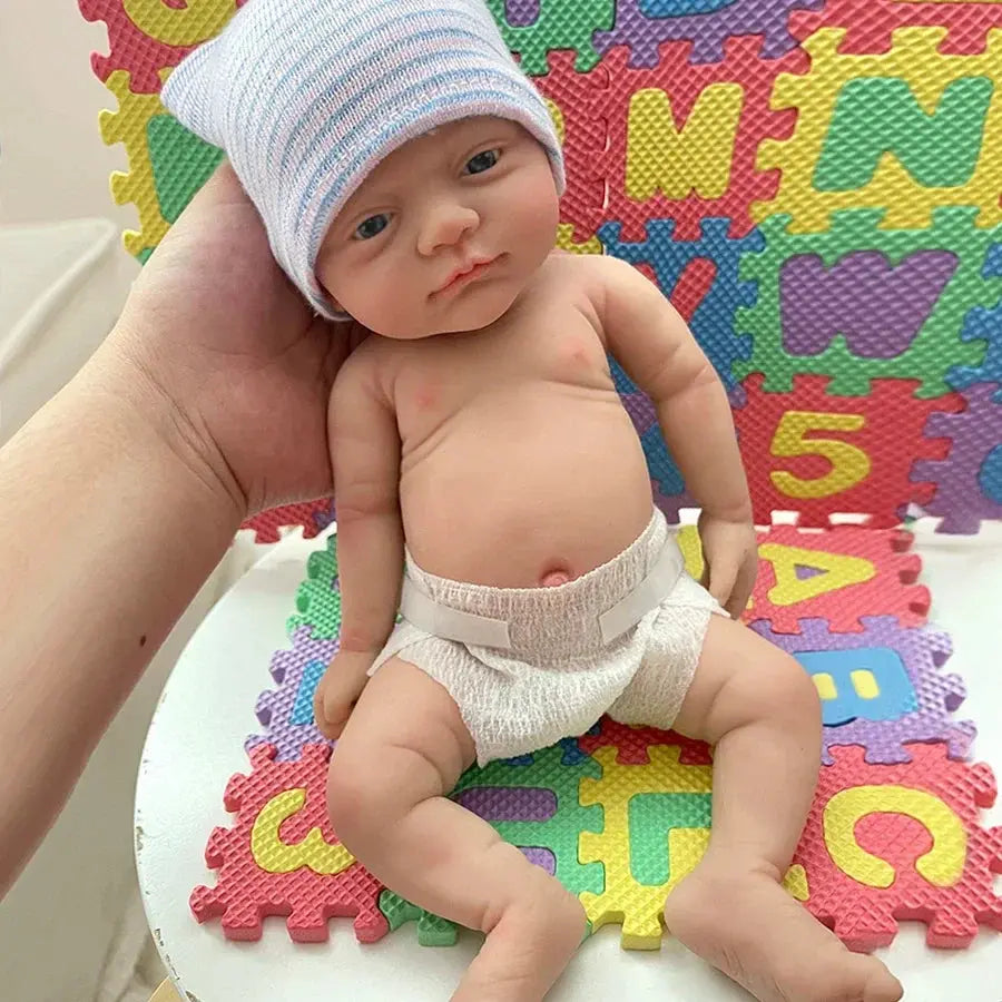 Image of Reborn Baby Dolls 12" Micro Preemie Full Body Silicone Baby Doll Girl