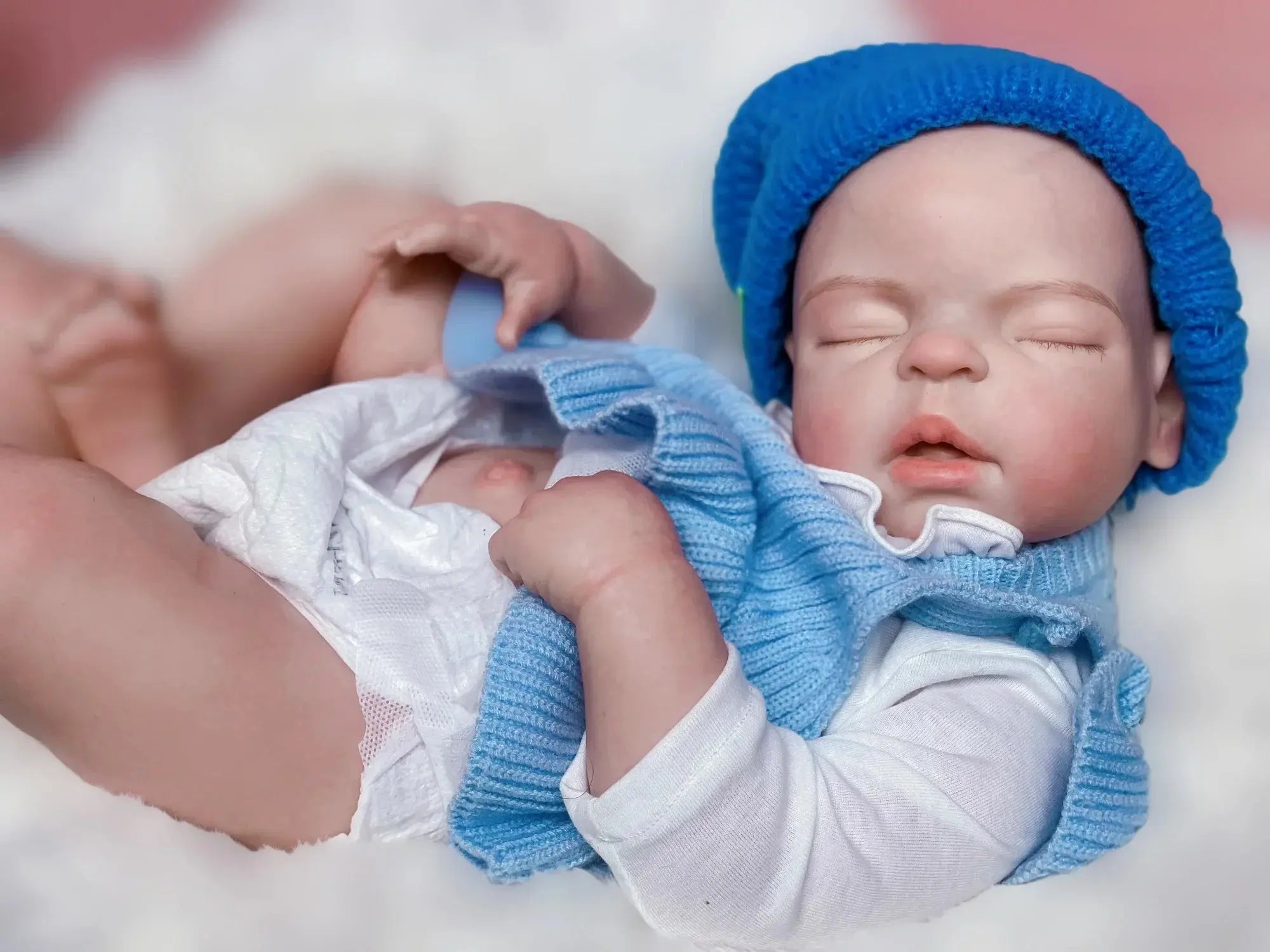 Image of Reborn Baby Dolls 55Cm Washable Solid Silicone Bebe Reborn Girl With