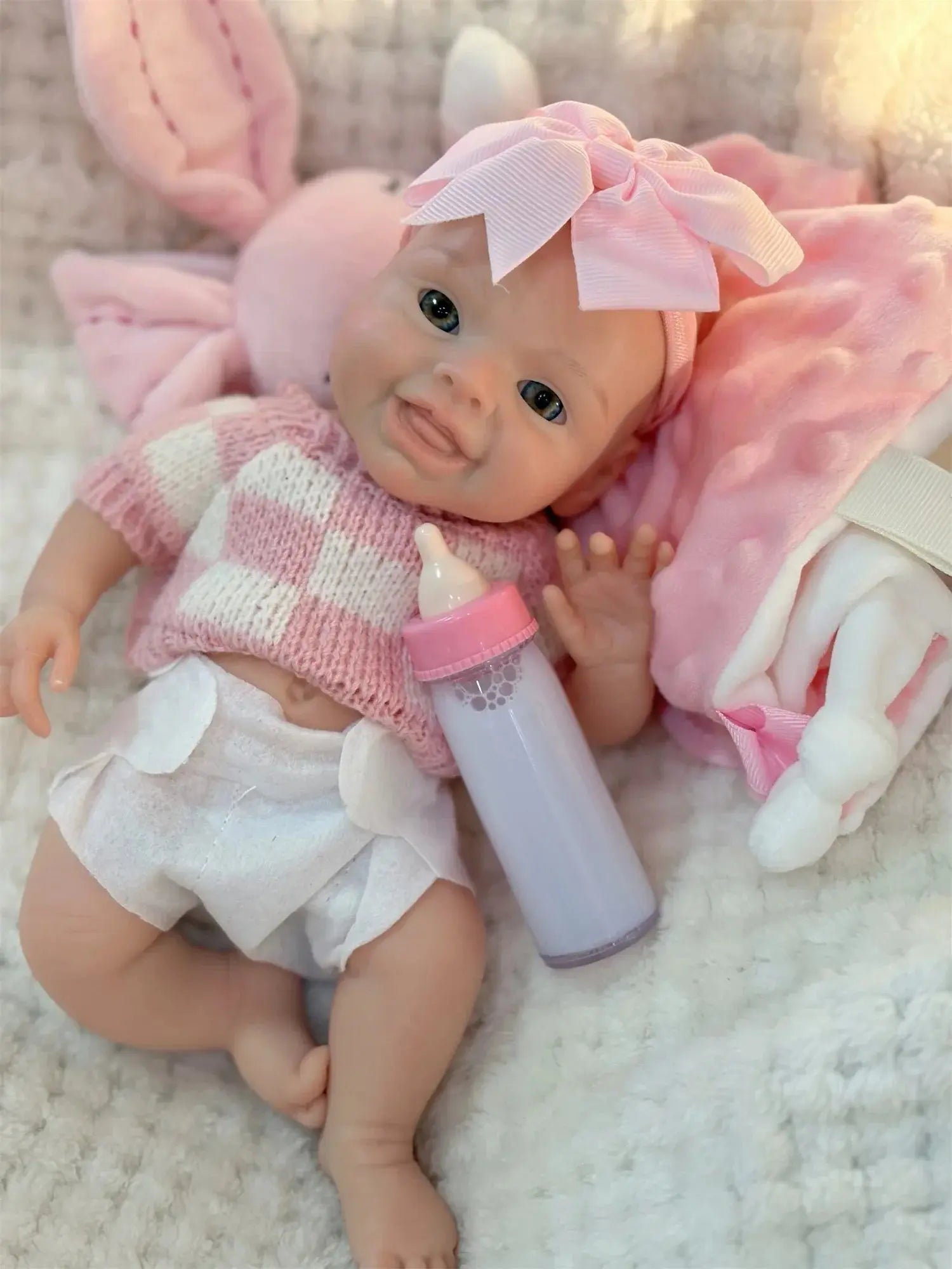 Image of Reborn Baby Dolls 10Inch Reborn Baby Doll Girl Mini Harper Full Body