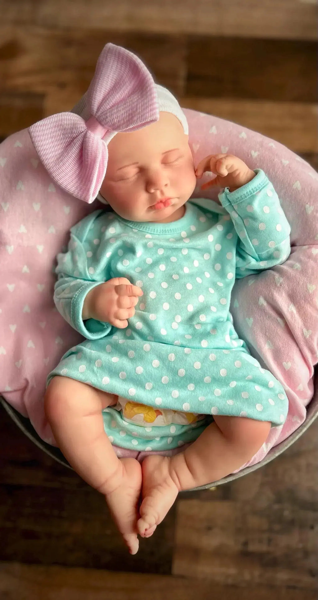 Image of Reborn Baby Dolls 18Inch Can Open Mouth&Washable Full Body Silicone