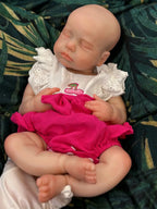 Image of Reborn Baby Dolls 45Cm Can Open Mouth &Washable Painted Loulou Solid