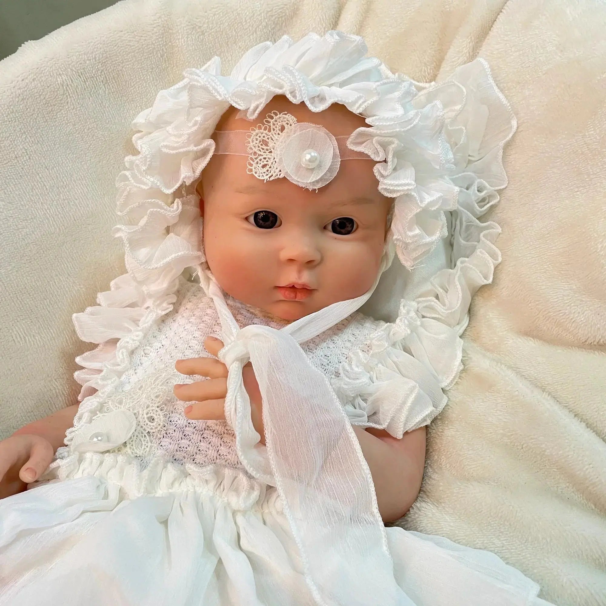 Image of Reborn Baby Dolls 45Cm Full Body Solid Silicone Bebe Reborn Girl 3D