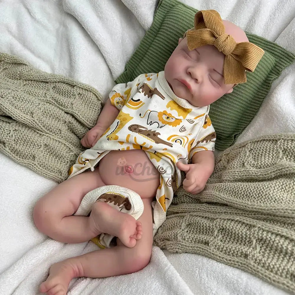 Image of Reborn Baby Dolls Waterproof Painted 17Inch Silicone Reborn Baby Boy