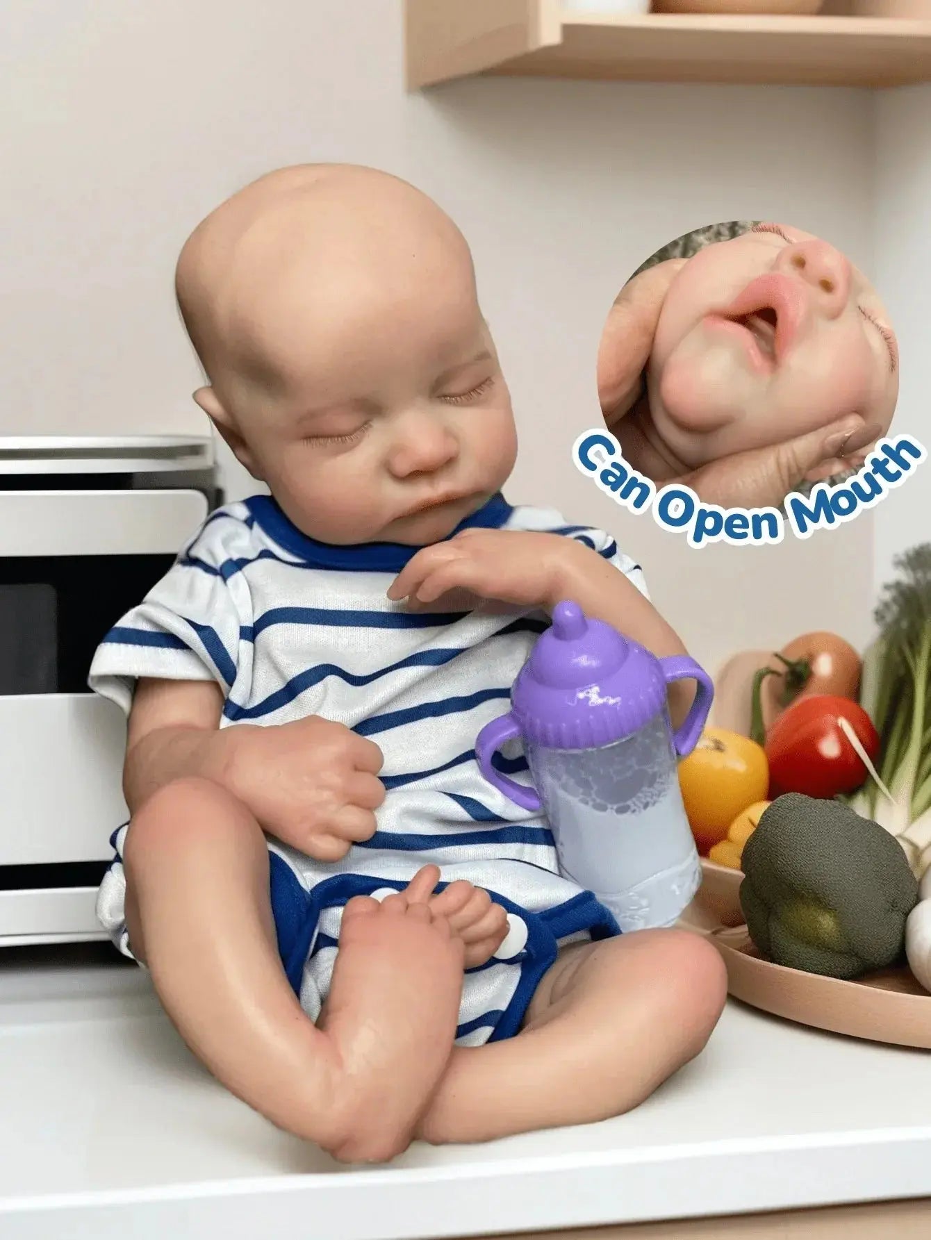 Image of Reborn Baby Dolls 16-Inch (40Cm) Cuddly Sleeping Reborn Baby Doll -
