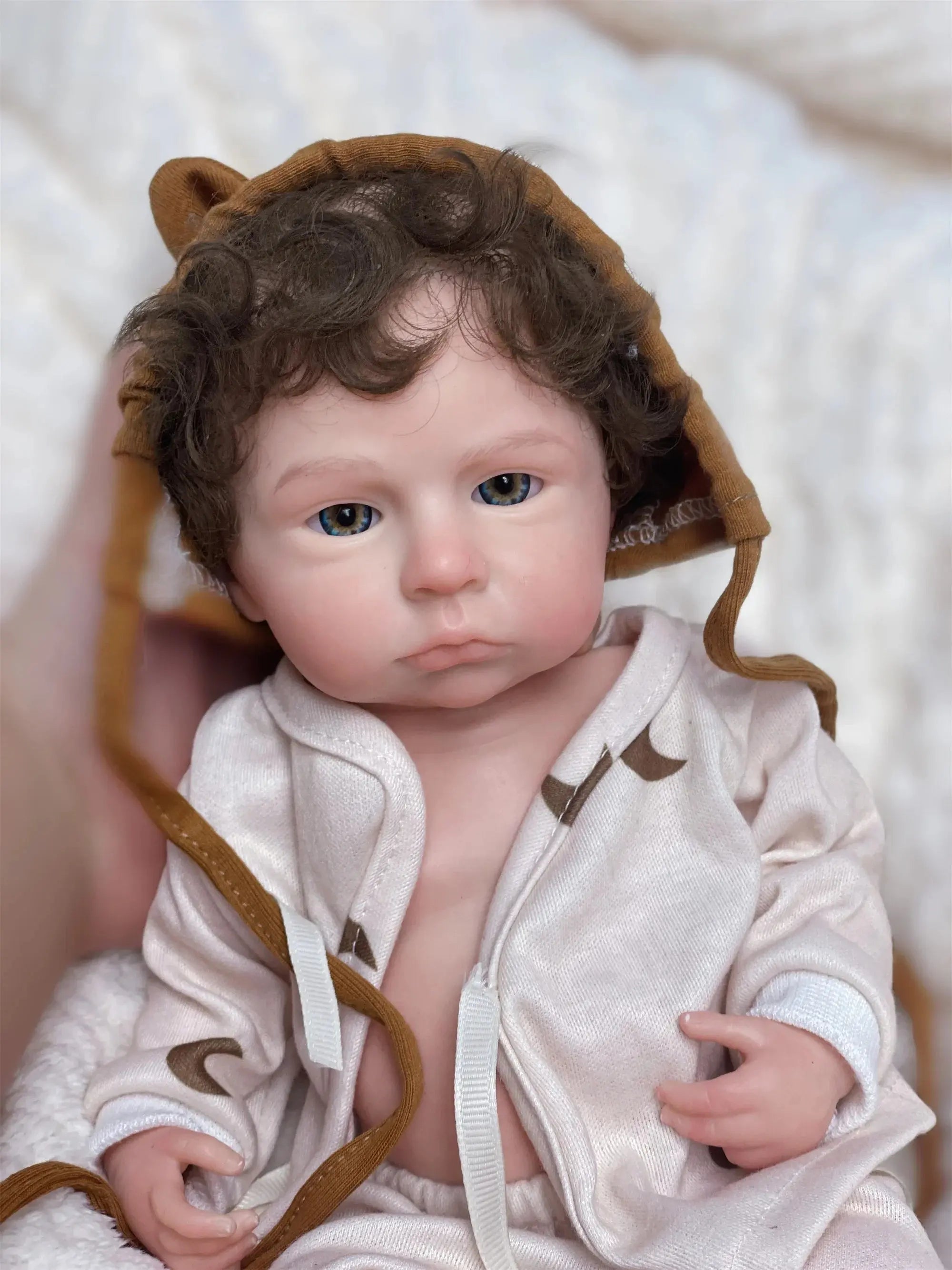 Image of Reborn Baby Dolls 33Cm Painted/Unpainted Silicone Boy Bebe Reborn