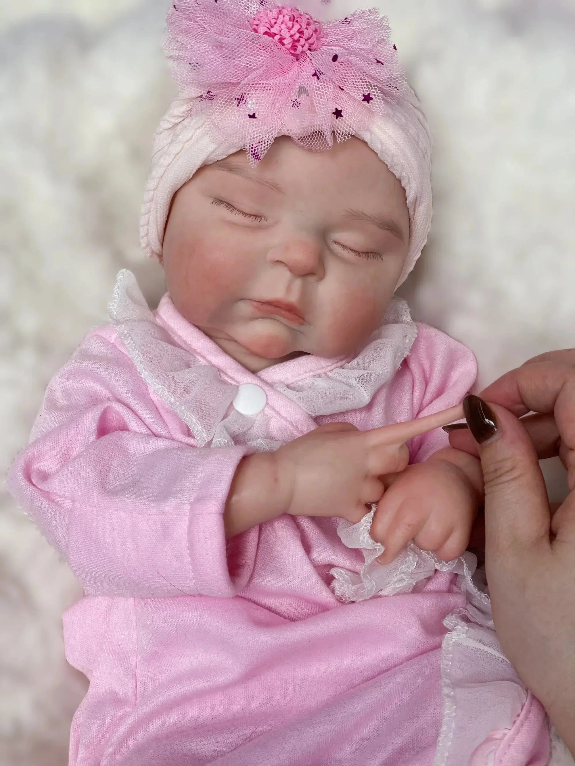 Image of Reborn Baby Dolls 33Cm&45Cm Silicone Girl Peaches Bebê Reborn