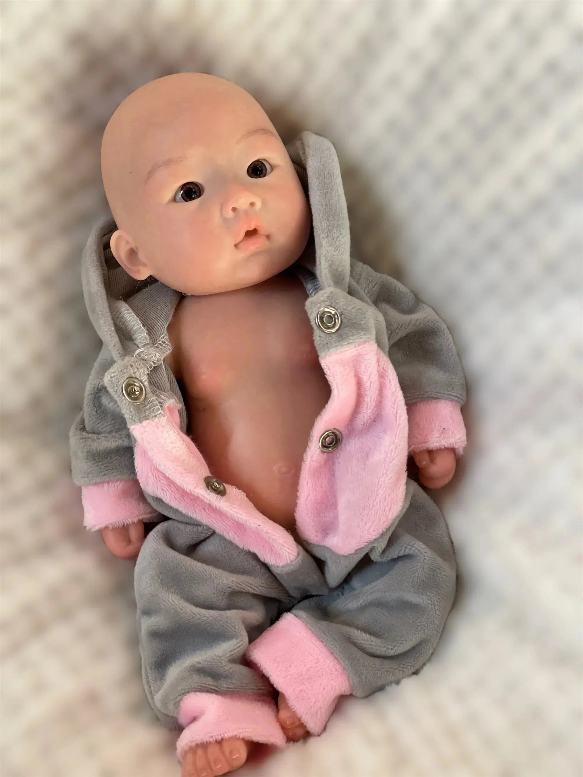 Image of Reborn Baby Dolls 25Cm Silicone Boy Reborn Dolls Full Body Soft Solid
