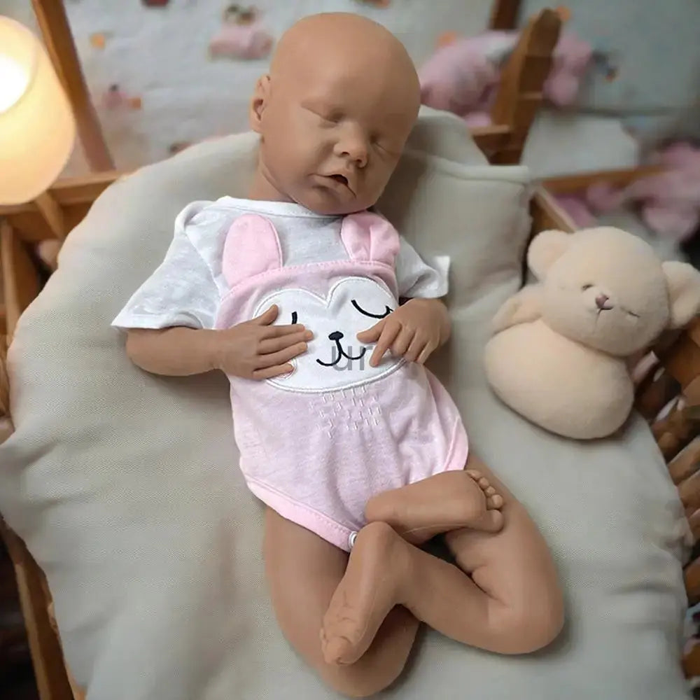 Image of Reborn Baby Dolls Handmade 17Inch Realistic Details & Poseable Limbs