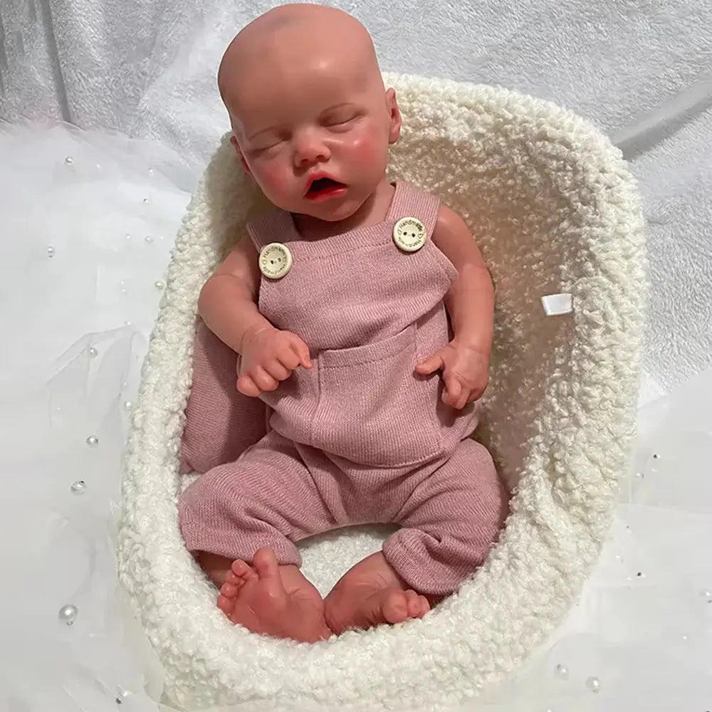 Image of Reborn Baby Dolls 18" 100% Full Silicone Newborn Doll Soft Reborn