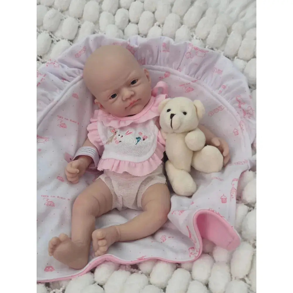 Image of Reborn Baby Dolls 12 Inches Soft Silicone Reborn Baby Doll Boy -