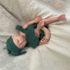 Image of Reborn Baby Dolls 18" Silicone Reborn Baby Dolls Girl Perfect Kids