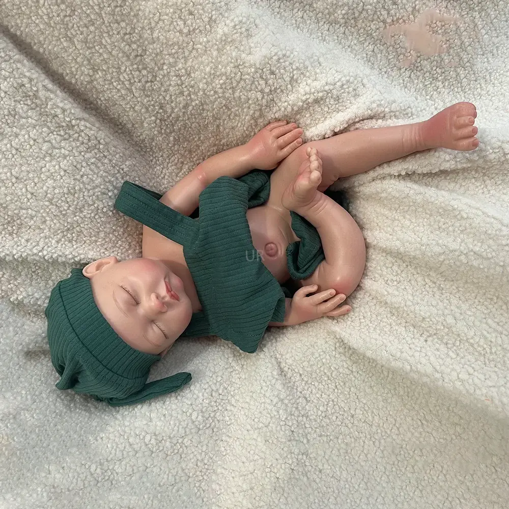 Image of Reborn Baby Dolls 18" Silicone Reborn Baby Dolls Girl Perfect Kids
