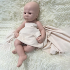 Image of Reborn Baby Dolls Artist Reborner Painted 16" Weighted Soft Platinum