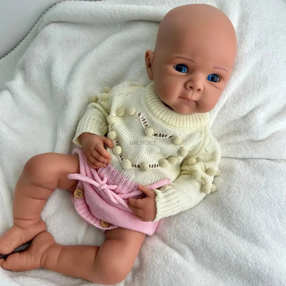 Image of Reborn Baby Dolls 19Inch Baby Girl Bettie Full Body Soft Silicone