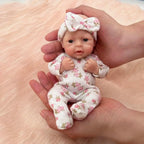 Image of Reborn Baby Dolls 7 Inch Cuddly Mini Silicone Reborn Doll,Body Soft