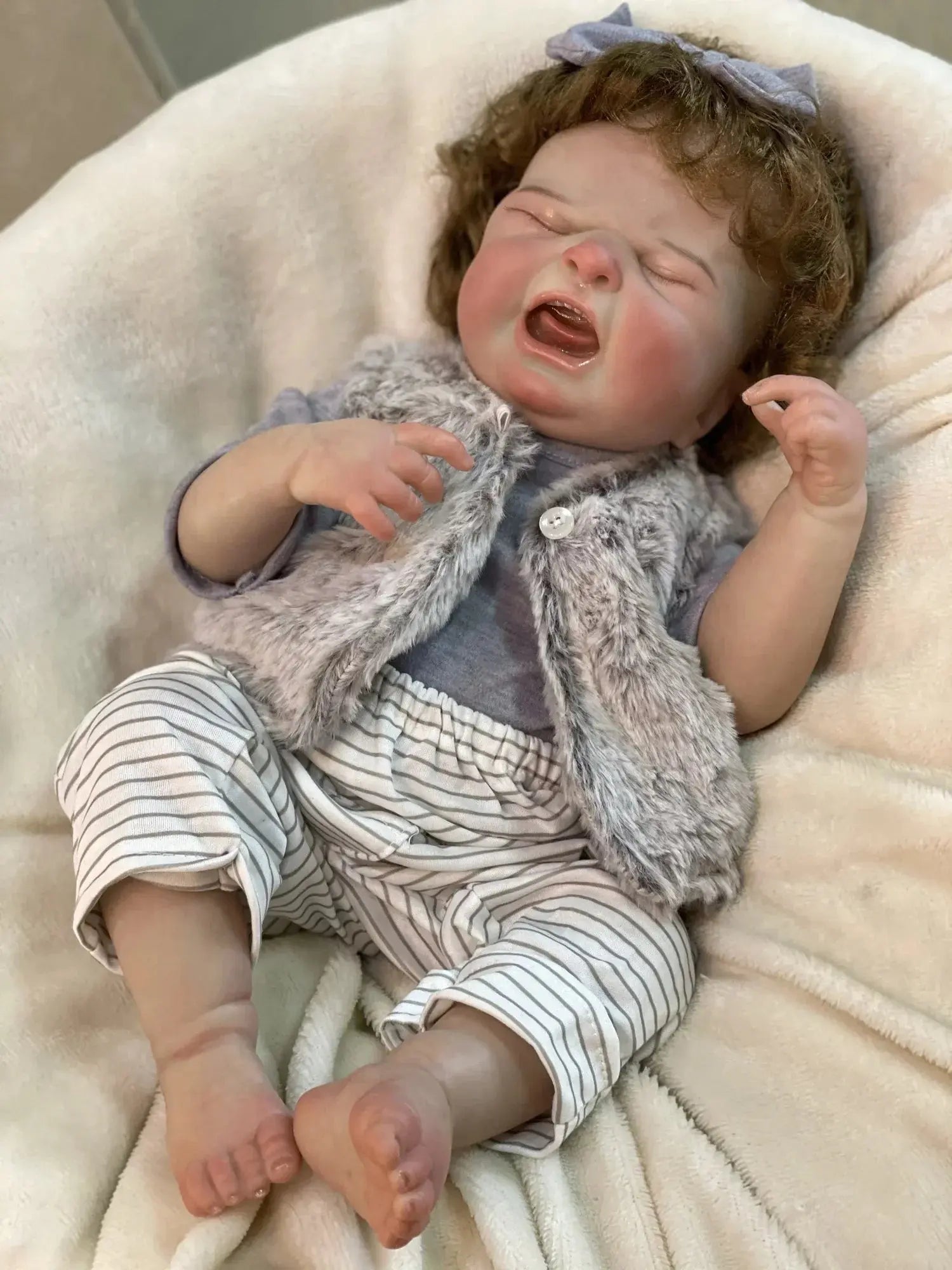 Image of Reborn Baby Dolls 50Cm Maria Bebe Reborn Girl Cuddly Full Body