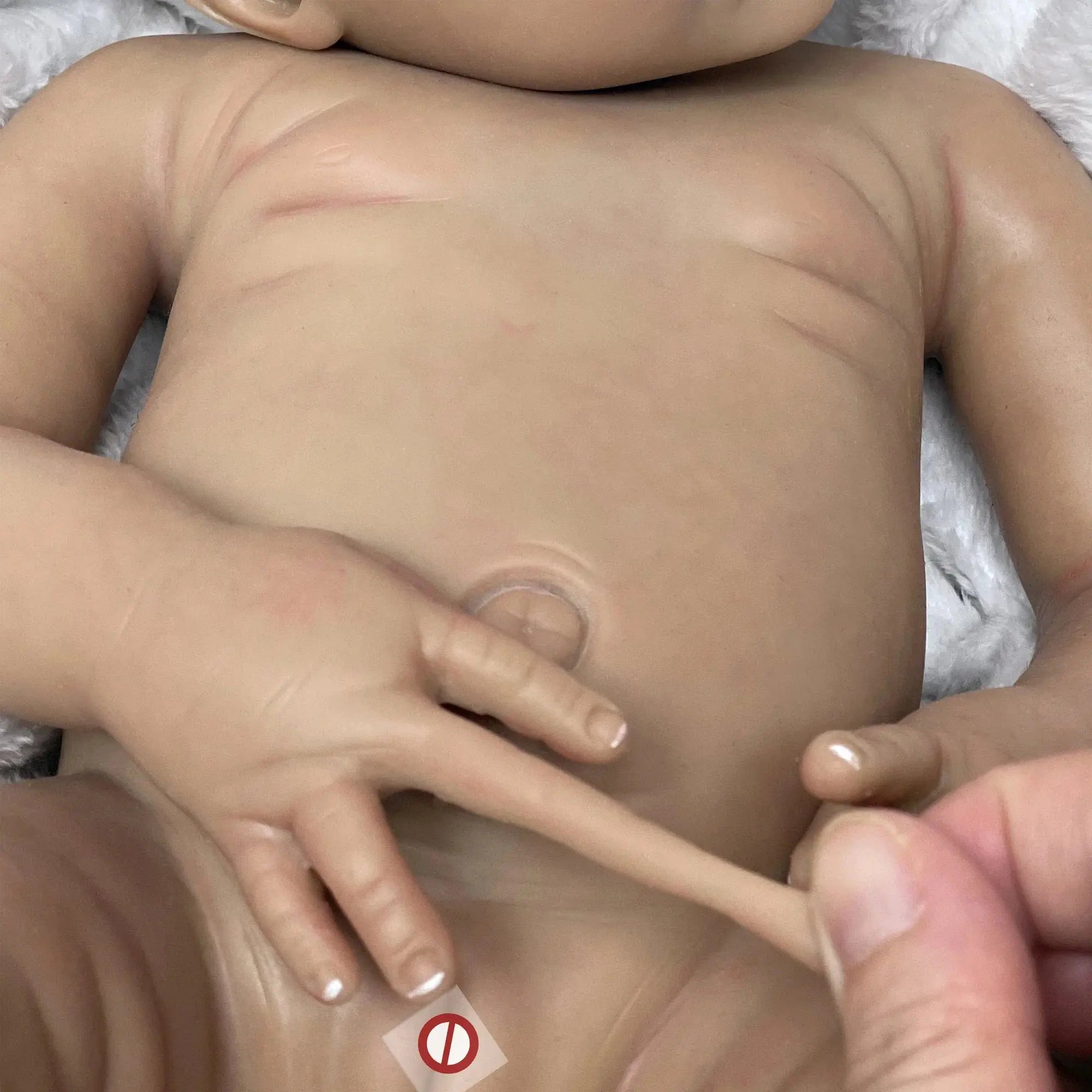 Image of Reborn Baby Dolls 18 Inch Full Solid Bebe Reborn Silicone Painted 