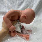 Image of Reborn Baby Dolls 16" Cuddly Full Body Platinum Silicone Reborn Baby
