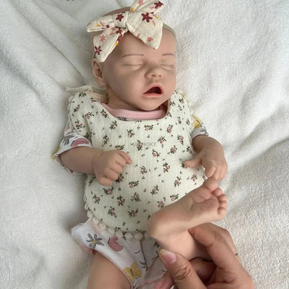 Image of Reborn Baby Dolls Realistic 45Cm Silicone Reborn Baby Girl Lifelike