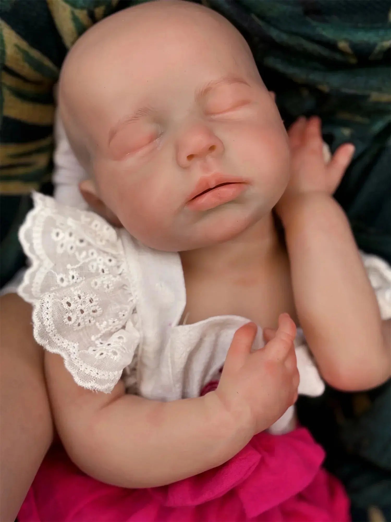 Image of Reborn Baby Dolls 45Cm Can Open Mouth &Washable Painted Loulou Solid