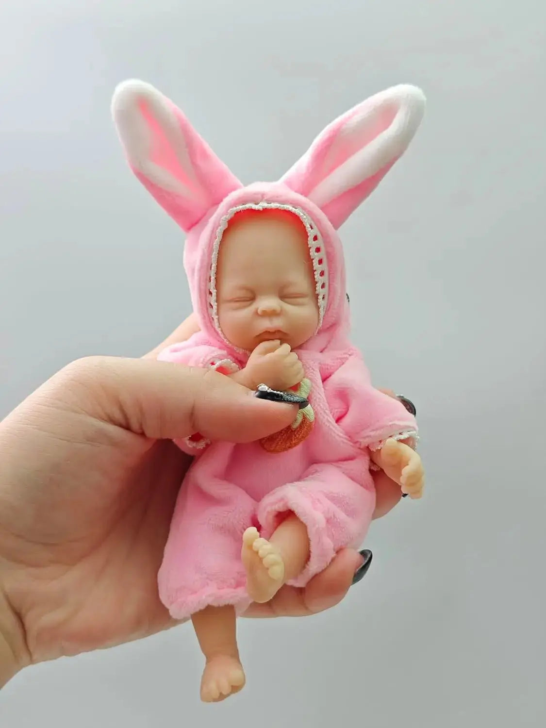 Image of Reborn Baby Dolls Reborn Baby Doll 5.5 Inch Silicone Full Body
