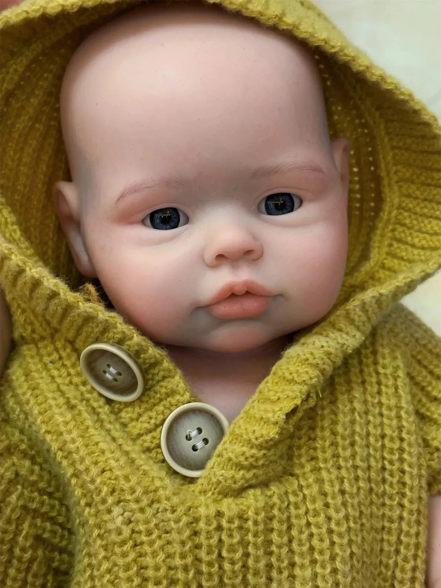 Image of Reborn Baby Dolls 17Inch Washable Open Eyes Soft Silicone Reborn Girl