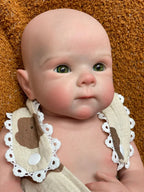 Image of Reborn Baby Dolls 18Inch Can Open Mouth Solid Silicone Bebe Reborn