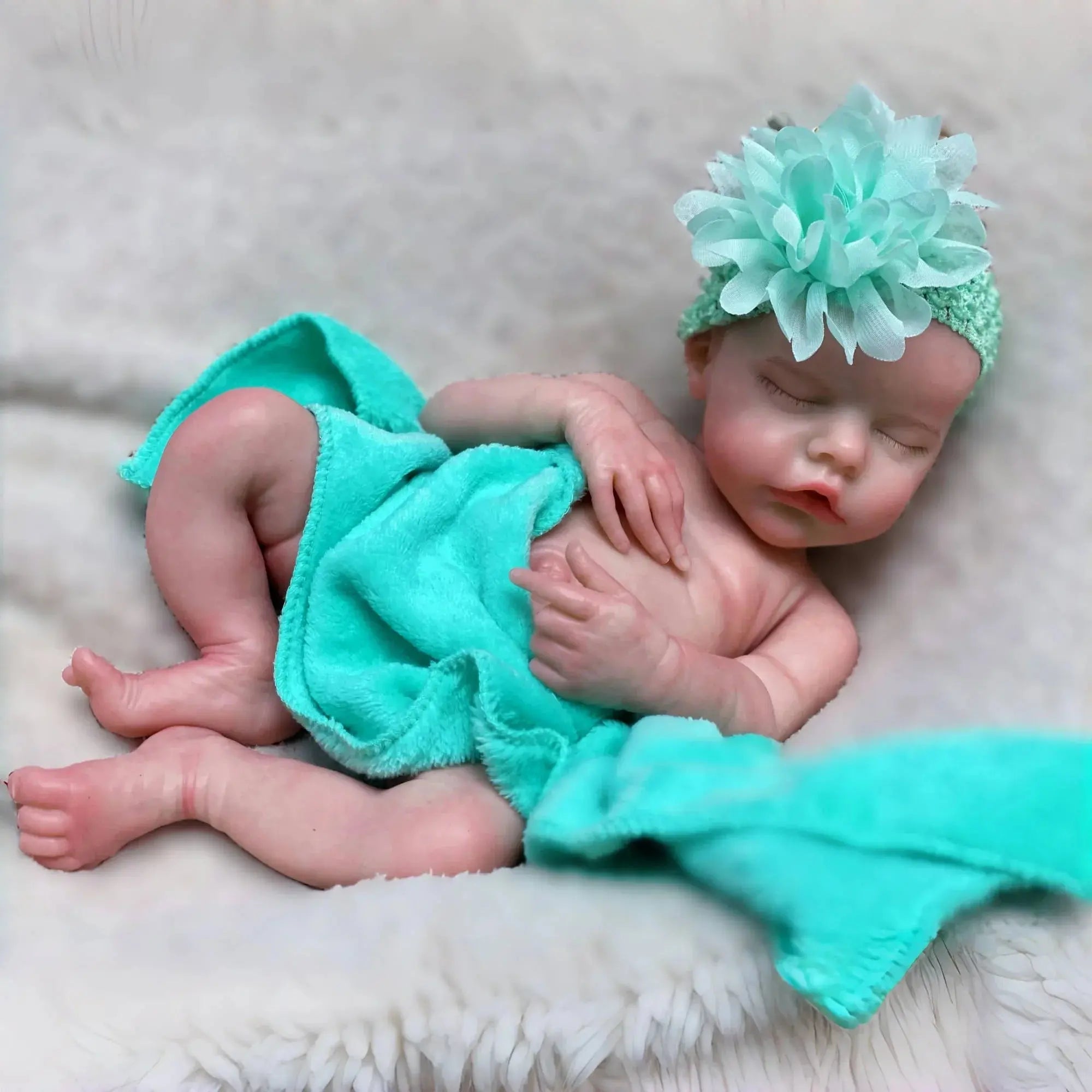 Image of Reborn Baby Dolls 45Cm Twins B Full Body Solid Silicone Reborn Dolls