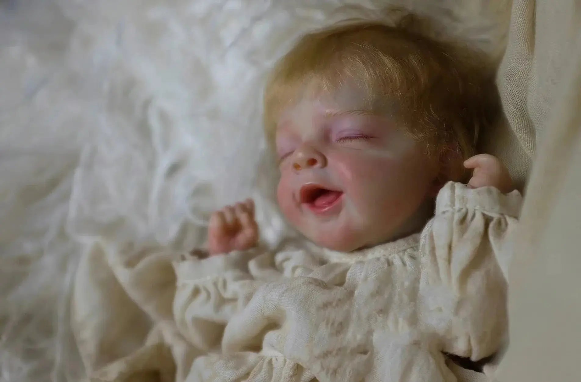 Image of Reborn Baby Dolls 12.5Inch Bebe Reborn Salia Solid Silicone Reborn