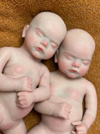 Image of Reborn Baby Dolls Can Open Mouth 45Cm Twins Sam Reborn Baby Girl And