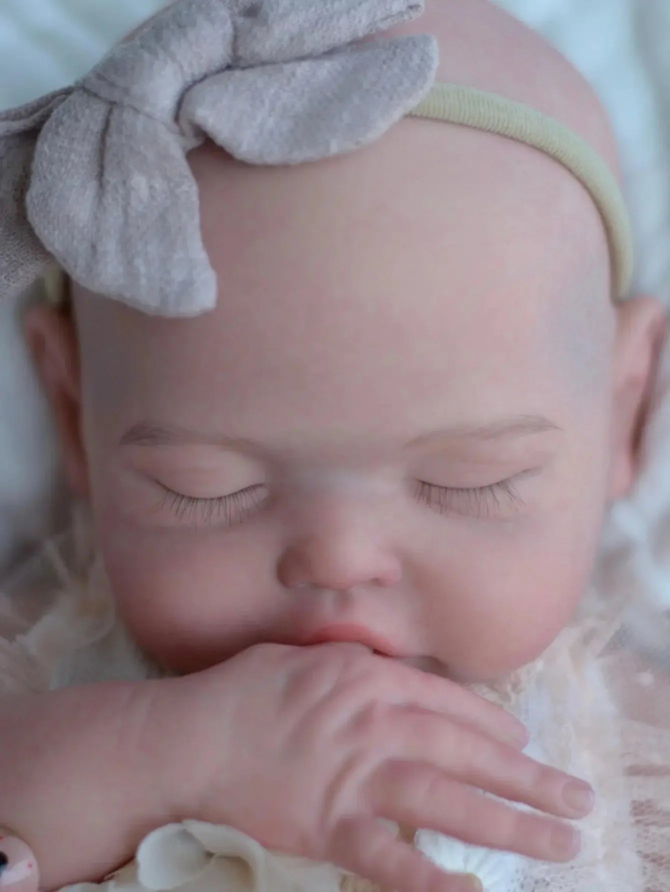 Image of Reborn Baby Dolls 18 Inch Lifelike Bebe Newborn Silicone Girl