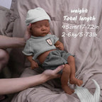 Image of Reborn Baby Dolls 17.72 Inch Full Body Soft Silicone Boy