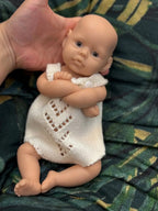 Image of Reborn Baby Dolls 10Inch Silicone Girls Whole Body Soft Solid