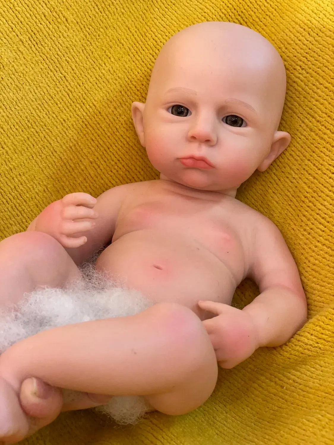 Image of Reborn Baby Dolls 33Cm Painted Cameron Solid Silicone Bebe Reborn