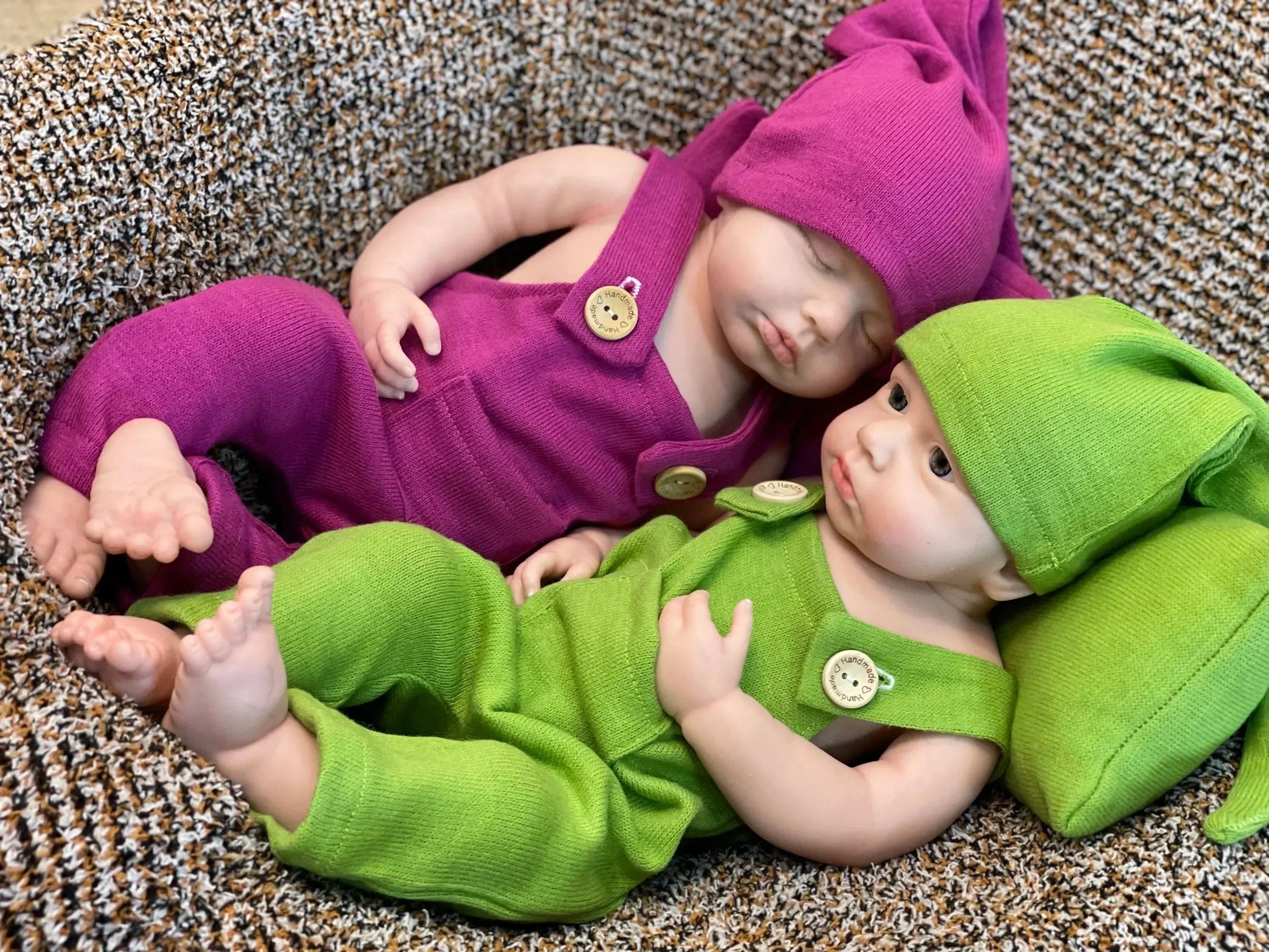 Image of Reborn Baby Dolls 45Cm Boy/Girl Loulou All Silicone Reborn Doll
